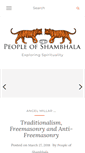 Mobile Screenshot of peopleofshambhala.com